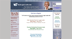 Desktop Screenshot of bestlegalleads.com